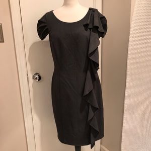 Elegant Marvin Richards Dress W/ Ruffles Like New